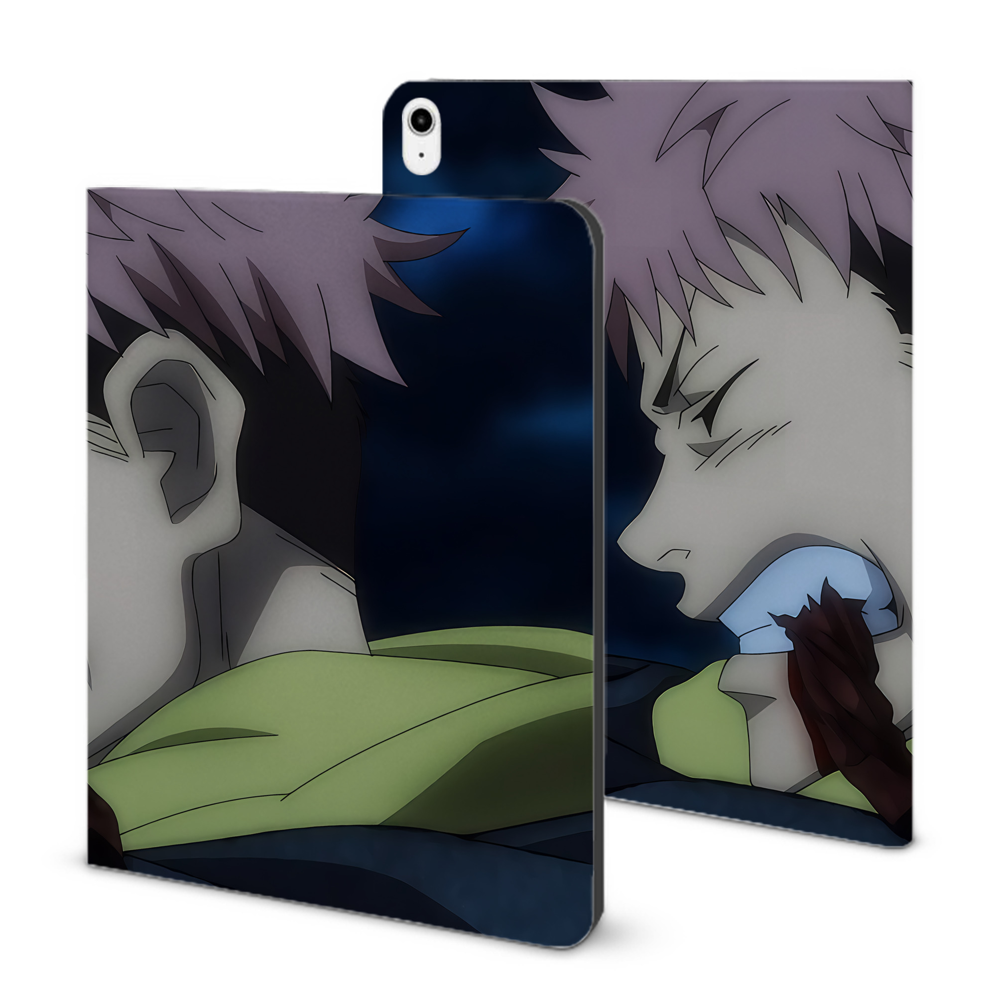 （画像用） 呪術廻戦 Jujutsu Kaisen IPadケース ペンホルダー付き ブックスタイルデザイン